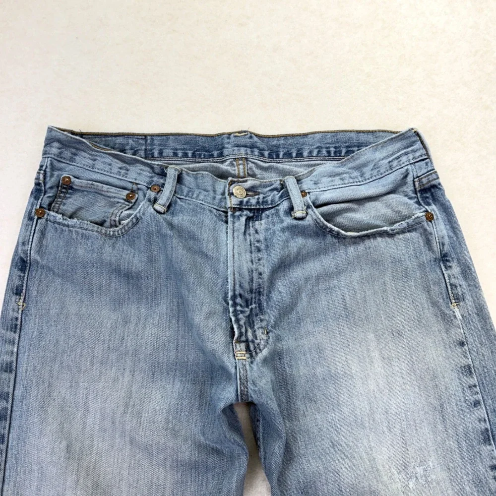VTG Y2K Polo Ralph Lauren Classic Fit 34x30 Light Wash Denim Men's Jeans Cotton